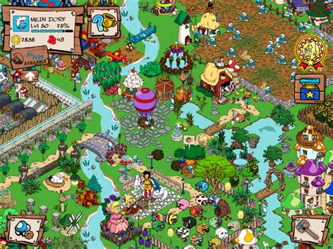 smurfs village game.